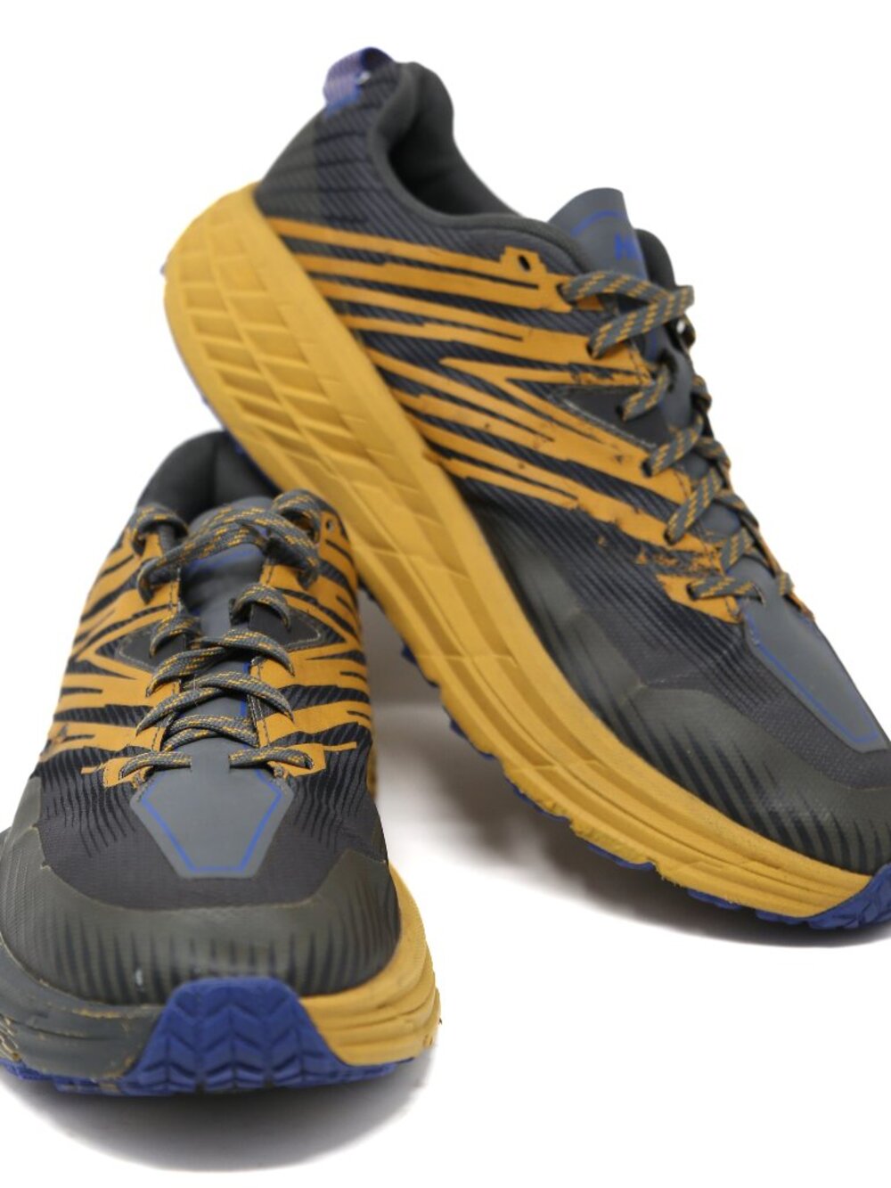 Hoka One One Speedgoat 4 Mens Running Shoes Size 11 Sneakers Golden Yellow